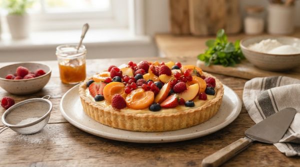 recette facile de tarte aux fruits de saison
