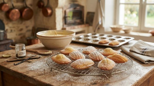 recette traditionnelle de madeleines à la vanille